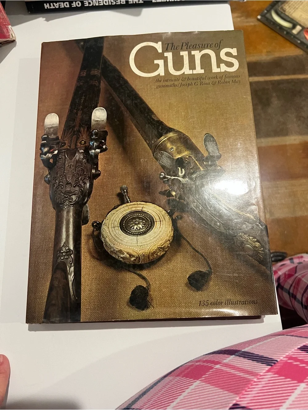 The Pleasure of Guns Hardcover Book - Brown Cover